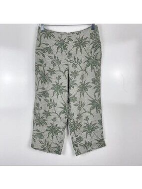 Vintage Tommy Bahama 100% Silk Capri Pants Women’s Size 4 Cropped Resort Coastal